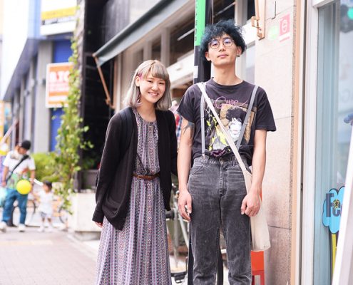 （左）ゆーなさん （右）らいださん